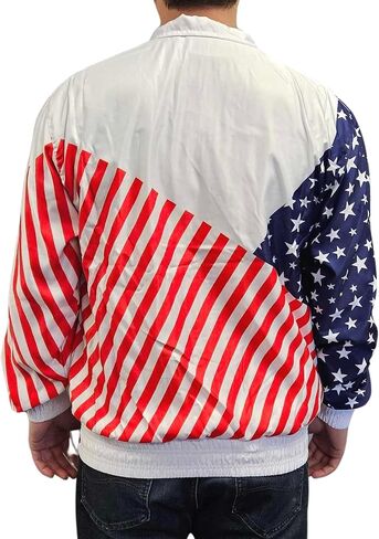 My Party Shirt 1992 American Basketball Team Jacket - Stars & Stripes Warm Up Windbreaker 90s Style Sports Costume Flag Gift in Saudi Arabia