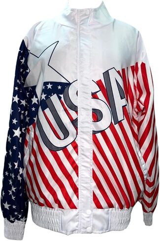 My Party Shirt 1992 American Basketball Team Jacket - Stars & Stripes Warm Up Windbreaker 90s Style Sports Costume Flag Gift in Saudi Arabia