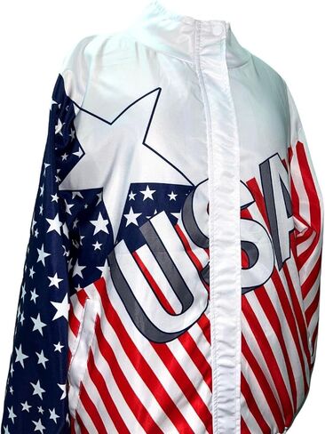 My Party Shirt 1992 American Basketball Team Jacket - Stars & Stripes Warm Up Windbreaker 90s Style Sports Costume Flag Gift in Saudi Arabia