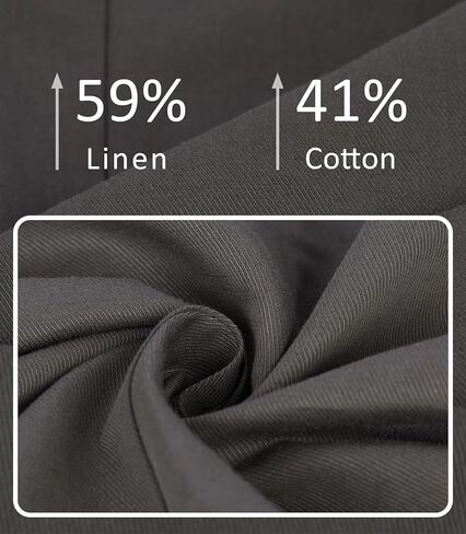 Blazer for Men Lightweight Linen Cotton Regular Fit Sport Coat One Button Casual Business Wedding Jacket in Saudi Arabia