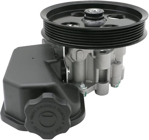 Chefull 20-64610 Power Steering Pump with Reservoir Assembly Replacement for 2002 2003 2004 2005 2006 Jeep Liberty 3.7L V6, Power Assist Pump in Kuwait