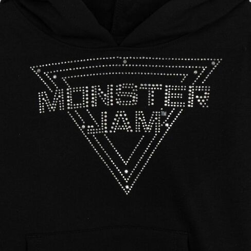 Monster Jam Girls Fleece Drop Shoulder Pullover Hoodie Toddler to Adult in Saudi Arabia