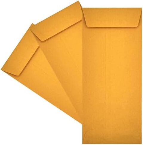 500 Cashier Depot No.10 Policy Envelopes (Open End), 4 1/8" x 9 1/2", Premium 24lb Kraft, 500 Envelopes (Gum Flap) in Kuwait