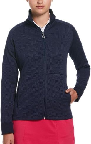 سترة الغولف النسائية الجديدة من Callaway Hexagon Fleece - اختر المقاس واللون! in Saudi Arabia