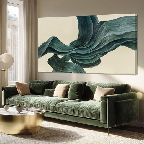 ZENPEE Dark Inspirational Wall Decor and Gold Ocean Posters, Modern Wall Art, Wall Hanging Aesthetic Decor for Living Room, Office, Bedroom, 24" x 48" in Saudi Arabia