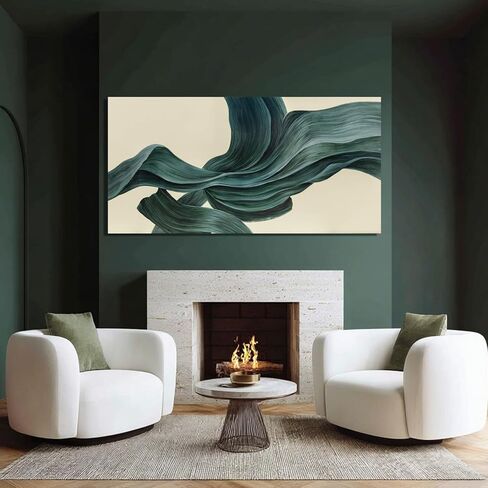 ZENPEE Dark Inspirational Wall Decor and Gold Ocean Posters, Modern Wall Art, Wall Hanging Aesthetic Decor for Living Room, Office, Bedroom, 24" x 48" in Saudi Arabia