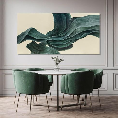 ZENPEE Dark Inspirational Wall Decor and Gold Ocean Posters, Modern Wall Art, Wall Hanging Aesthetic Decor for Living Room, Office, Bedroom, 24" x 48" in Saudi Arabia