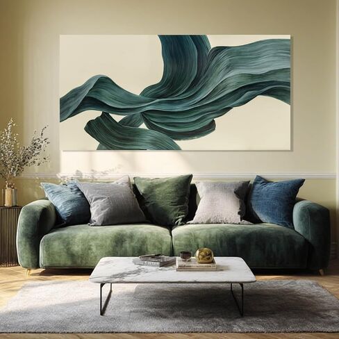 ZENPEE Dark Inspirational Wall Decor and Gold Ocean Posters, Modern Wall Art, Wall Hanging Aesthetic Decor for Living Room, Office, Bedroom, 24" x 48" in Saudi Arabia