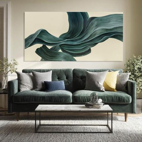 ZENPEE Dark Inspirational Wall Decor and Gold Ocean Posters, Modern Wall Art, Wall Hanging Aesthetic Decor for Living Room, Office, Bedroom, 24" x 48" in Saudi Arabia