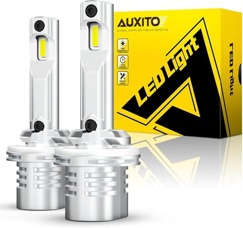 AUXITO H7 Fog Bulb, 6500K White 700％ Brighter, Canbus Ready with Fan, Pack of 2 in Kuwait