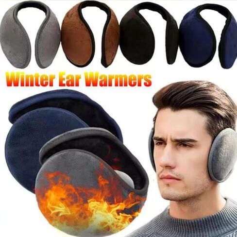 1pcs Thicken Winter Unisex Headphones Fleece Warmer Earmuff Warm Plush Cloth Ear Muffs Cover Earwarmers Protector in Saudi Arabia