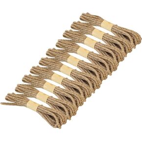 CleverDelights 5mm Natural Jute Rope - 15 Feet - Extra Thick Heavy Duty Twine in Kuwait
