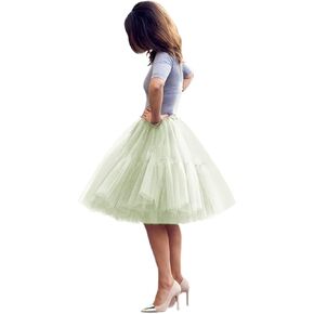 BABYONLINE D.R.E.S.S. المرأة توتو تنورة الركبة تول تنورة ثوب نسائي التنانير قماش قطني روكابيلي توتو تنورة زلة in Kuwait