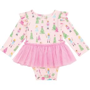 Mud Pie baby-girls Mud Pie Kids Christmas Nutcracker Print Tutu Crawler in Saudi Arabia