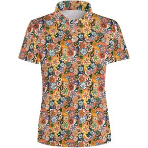 Women's Polo Shirt Moisture Wicking Polo Shirt Short Sleeve Golf Polo Shirt Dry Fit Tennis Polo Shirt in Saudi Arabia
