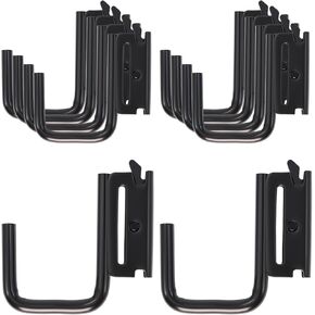 10 عبوات من خطافات E Track J للخدمة الشاقة مقاس 5 بوصات كبيرة من الفولاذ على شكل حرف J لأنظمة ربط البضائع في ورشة عمل مرآب المقطورة المغلقة بقطر 0.5 بوصة من الفولاذ الصلب أقصى حمولة 1500 رطل in Kuwait