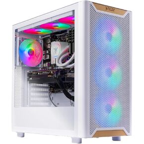 Skytech Azure Gaming PC Desktop, Ryzen 7 9700X 3.8 GHz (5.5GHz Turbo Boost), NVIDIA RTX 4060 8GB GDDR6, 1TB SSD, 16GB DDR5 RAM 6000, 650W Gold PSU, 360mm ARGB AIO, Wi-Fi, Win 11 Home in Kuwait
