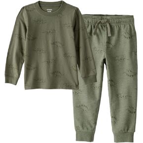 Carter's Boys 2 Pack French Terry Active Joggers/Pants (Black/Gray, 10) in Saudi Arabia