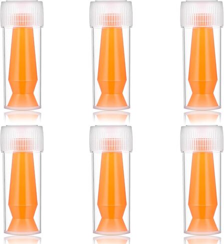 6 عبوات من أدوات وضع العدسات اللاصقة بدون تهوية، أداة إدخال العدسات الصلبة للعدسات الصلبة/RGP، والعدسات الصلبة والعيون الاصطناعية، حاوية فردية، مطورة بحقيبة سفر بلاستيكية in Kuwait