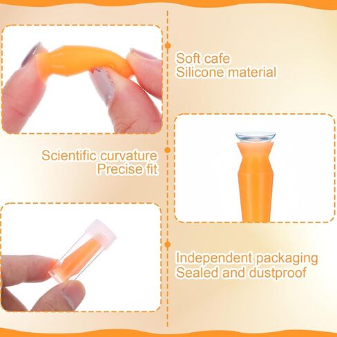 6 عبوات من أدوات وضع العدسات اللاصقة بدون تهوية، أداة إدخال العدسات الصلبة للعدسات الصلبة/RGP، والعدسات الصلبة والعيون الاصطناعية، حاوية فردية، مطورة بحقيبة سفر بلاستيكية in Kuwait