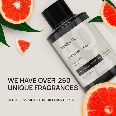 VINEVIDA [4 أوقية] مستوحاة من: Lime Basil Mandarin؛ إعادة تعبئة زيت الناشر | زيت ناشر رائحة ممتاز للمنزل | عطر غير سام in Kuwait