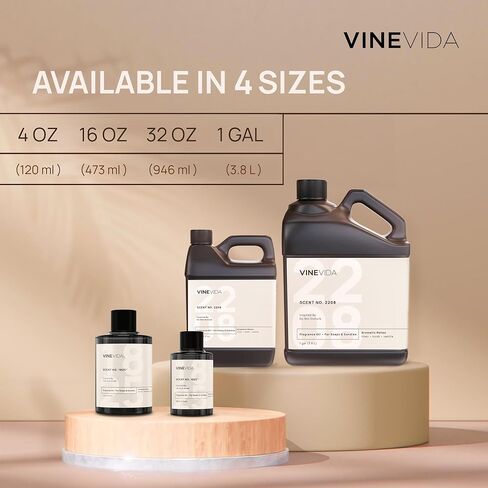 VINEVIDA [4 أوقية] مستوحاة من: Lime Basil Mandarin؛ إعادة تعبئة زيت الناشر | زيت ناشر رائحة ممتاز للمنزل | عطر غير سام in Kuwait