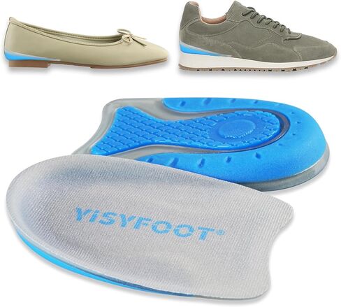 Heel Cups for Heel Pain Relief, Gel Heel Pads for Shock-Absorbing, Shoes Inserts for Achilles Tendonitis, Bone Spurs, Women & Men Comfort (Blue, Large) in Saudi Arabia