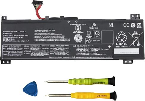 L20L3PF0 SB11B36276 Battery Replacement for Lenovo Ideapad 3-14ITL6 3-15ITL6 3-17ITL6 3-14ALC6 3-15ALC6 3-17ALC6 3-14ABA7 S14 G2-ITL G3-IAP V14 V15 V17 G2 G3 K14 Series L20M3PF0 L20C3PF0 45Wh in Saudi Arabia