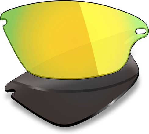 عدسات Mryok البديلة لنظارات Oakley Fast Jacket OO9097 الشمسية، مستقطبة عالية الدقة، حماية من الأشعة فوق البنفسجية، مقاومة للصدمات in Kuwait