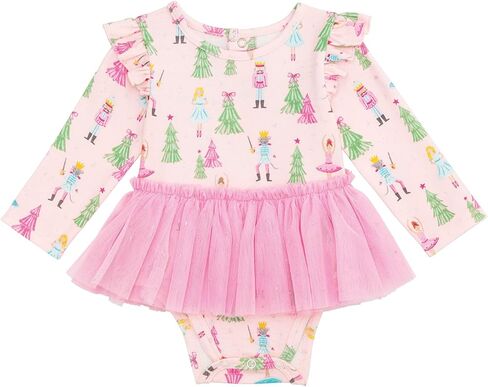 Mud Pie baby-girls Mud Pie Kids Christmas Nutcracker Print Tutu Crawler in Saudi Arabia