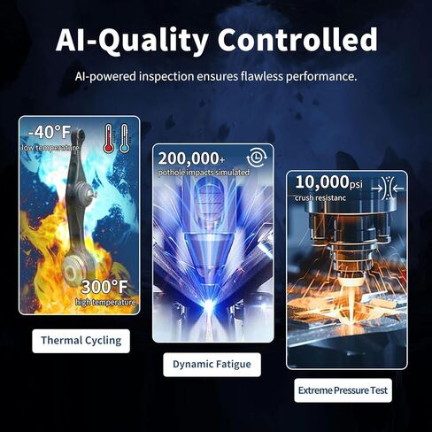 Front Upper Control Arm and Ball Joint Assembly Compatible With Chevrolet S10 Blazer GMC S15 Jimmy Sonoma Isuzu Hombre K620249 K620250 in Kuwait