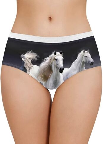 Dellukee Sexy Underwear for Women Soft Hipster Panties Stretch Breathable Bikini Lace Boxer Briefs in Saudi Arabia