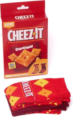 مجموعة علبة هدايا مكونة من 2 من جوارب Odd Sox - مشروب طعام ممتع قابل للتجميع - مزيج من القماش المريح - عيد ميلاد مثالي للعطلات in Kuwait