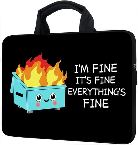 12Inch Laptop Sleeve Carrying Bag Protective Case Neoprene Sleeve Tote Tablet Cover Notebook Briefcase Bag with Handle (Unicorn,12") in Kuwait