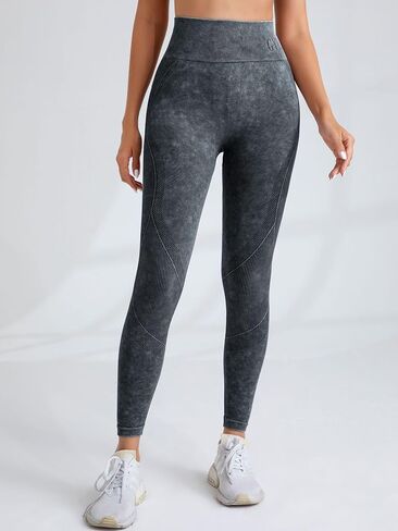3 Pack Women's High Waisted Leggings Seamless Workout Gym Yoga Pants Tummy Control Smile Contour Activewear Tights in Saudi Arabia