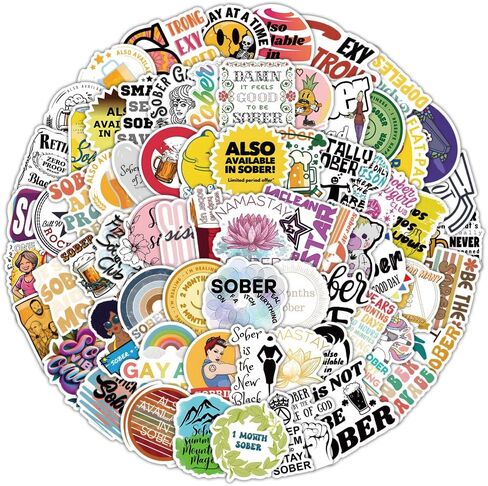 100Pcs Aesthetic Downtown Girls Stickers Pack, Aesthetic Holographic Stickers, Vinyl Waterproof Glitter Sticker, Cool Trendy Y2K Retro Sticker for Water Bottle Laptop Skateboard Party Supplies in Kuwait