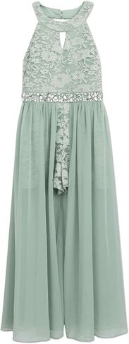 Speechless Girls High Neck Romper Maxi Walk-Through Party Dress in Saudi Arabia