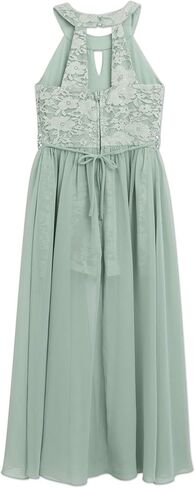 Speechless Girls High Neck Romper Maxi Walk-Through Party Dress in Saudi Arabia