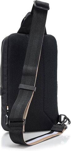 BOSS, Catch Monostrap Big Logo Bag, black gloss, One Size in Saudi Arabia