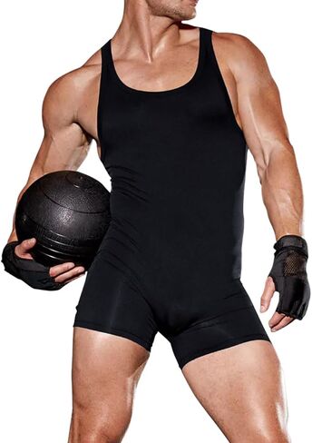 palglg Mens Sports Singlet & Active Tank Tops One Piece Workout Singlet/Lightweight/Quick-Dry/for Yoga,Training,Bodybuilding in Saudi Arabia
