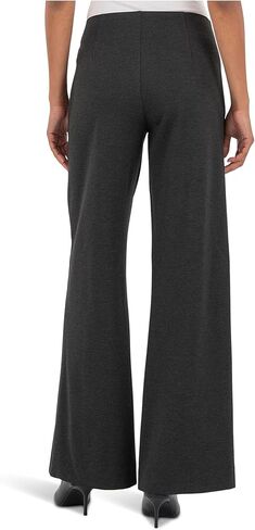 KUT from the Kloth Womens Meg - Wide Leg Pants with Trouser Pockets in Charcoal in Saudi Arabia