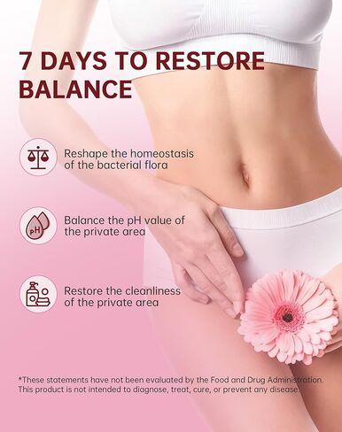 البروبيوتيك المهبلي للنساء لتوازن درجة الحموضة مع مزيج بروبيوتيك اكتوباكيللوس لتعزيز رائحة المهبل الصحية، والنباتات المهبلية - بروبيوتيك للصحة المهبلية للنساء 90 عددًا in Kuwait