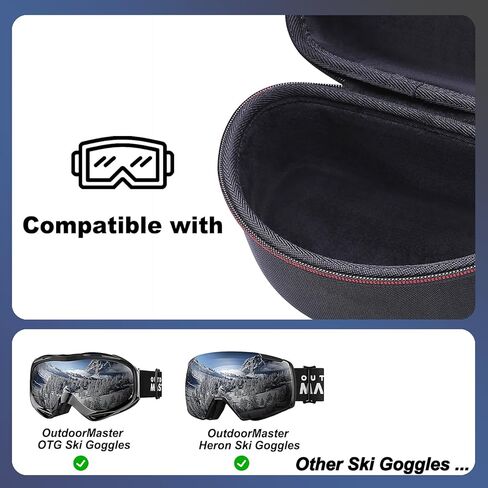 LTGEM Ski Goggles Case,Snow Goggles Snowboard Goggles Box, Ski Accessories for Men & Women in Saudi Arabia