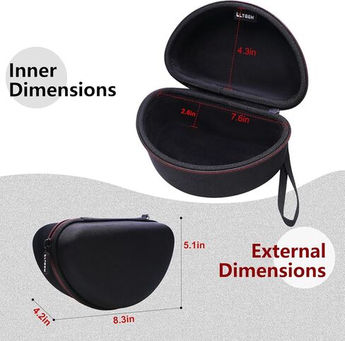 LTGEM Ski Goggles Case,Snow Goggles Snowboard Goggles Box, Ski Accessories for Men & Women in Saudi Arabia