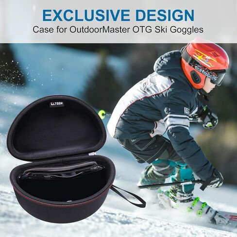 LTGEM Ski Goggles Case,Snow Goggles Snowboard Goggles Box, Ski Accessories for Men & Women in Saudi Arabia