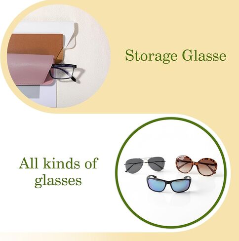 44 PCS Soft Sunglasses Cases Leather Sunglasses Pouch Slim Glasses Case Multicolor Portable Glasse Cases Travel Sunglass Case for Men Women Storing All Kinds of Glasses in Saudi Arabia