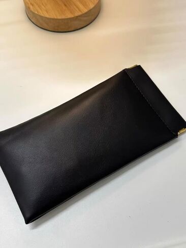 3 Pack Eyeglasses Cases, Soft PU Leather, Portable Sunglasses Pouch, Waterproof, Black in Saudi Arabia