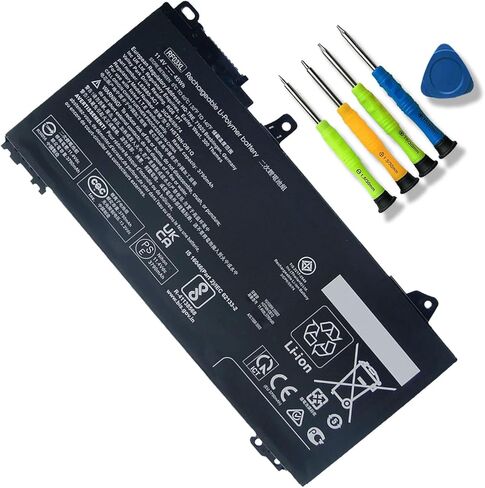 RF03XL Laptop Battery Replace for HP ProBook 430 440 445 450 455 455R G6 / G7 ZHAN 66 Pro13 14 15 G2 G3 Series Notebook RE03XL L83685-AC1 HSTNN-OB1Q HSTNN-DB9A HSTNN-UB7R 11.4V 45Wh in Saudi Arabia