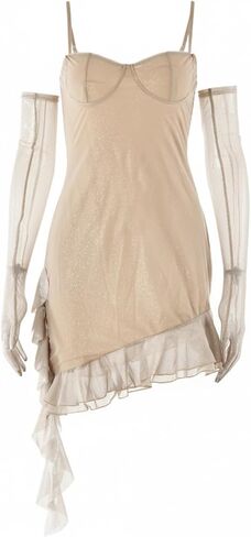 Womens Dress Teddy Sexy Lace Pajamas Mesh See Through Bra Shapewear Sleepshirts Dress for Women in Kuwait