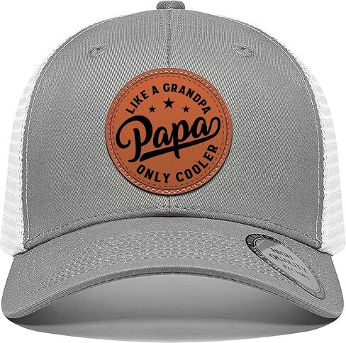 Men Hat Baseball Cap Christmas Fathers Day Birthday, Gifts for Men Trucker Grey Baseball Cap in Saudi Arabia